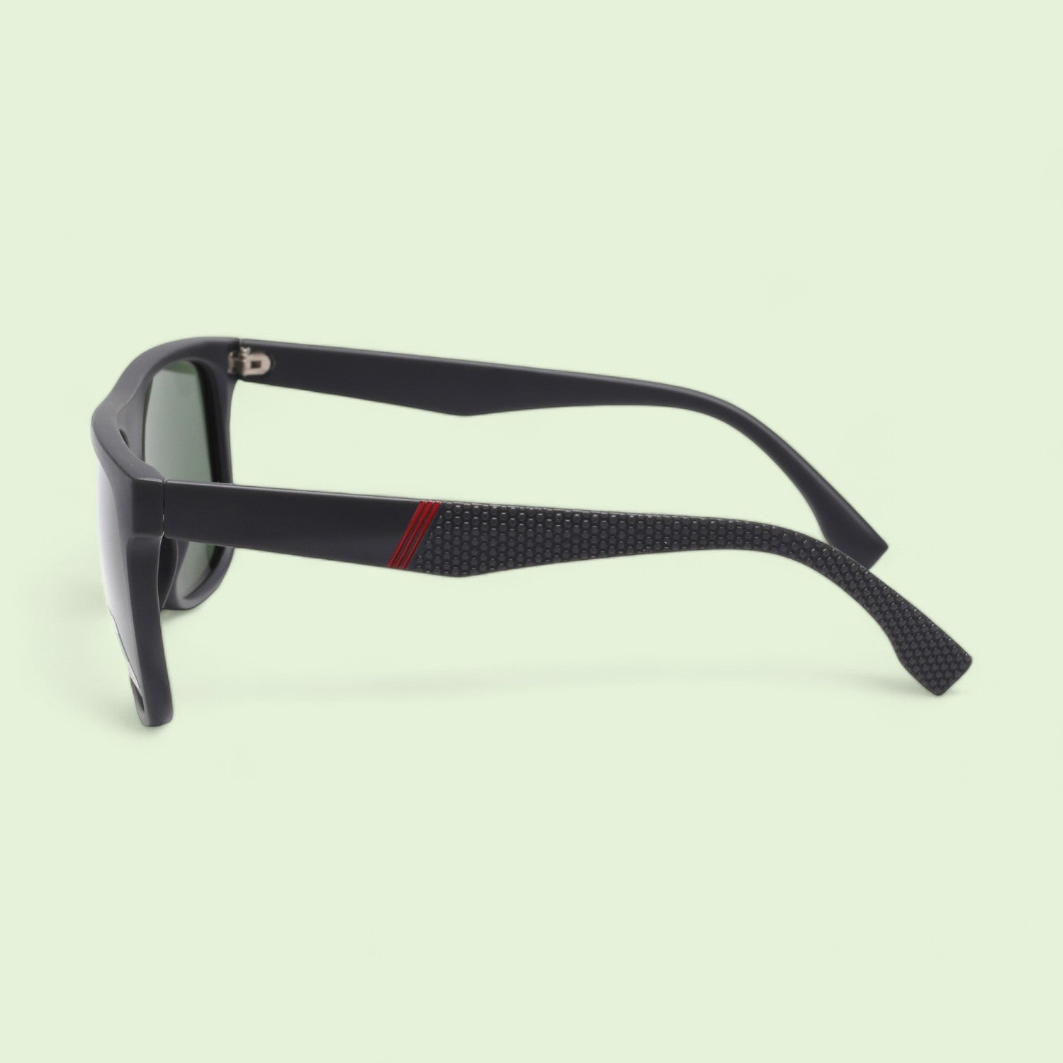 Polar Classic Retro Green Square Polarized Sunglasses _3