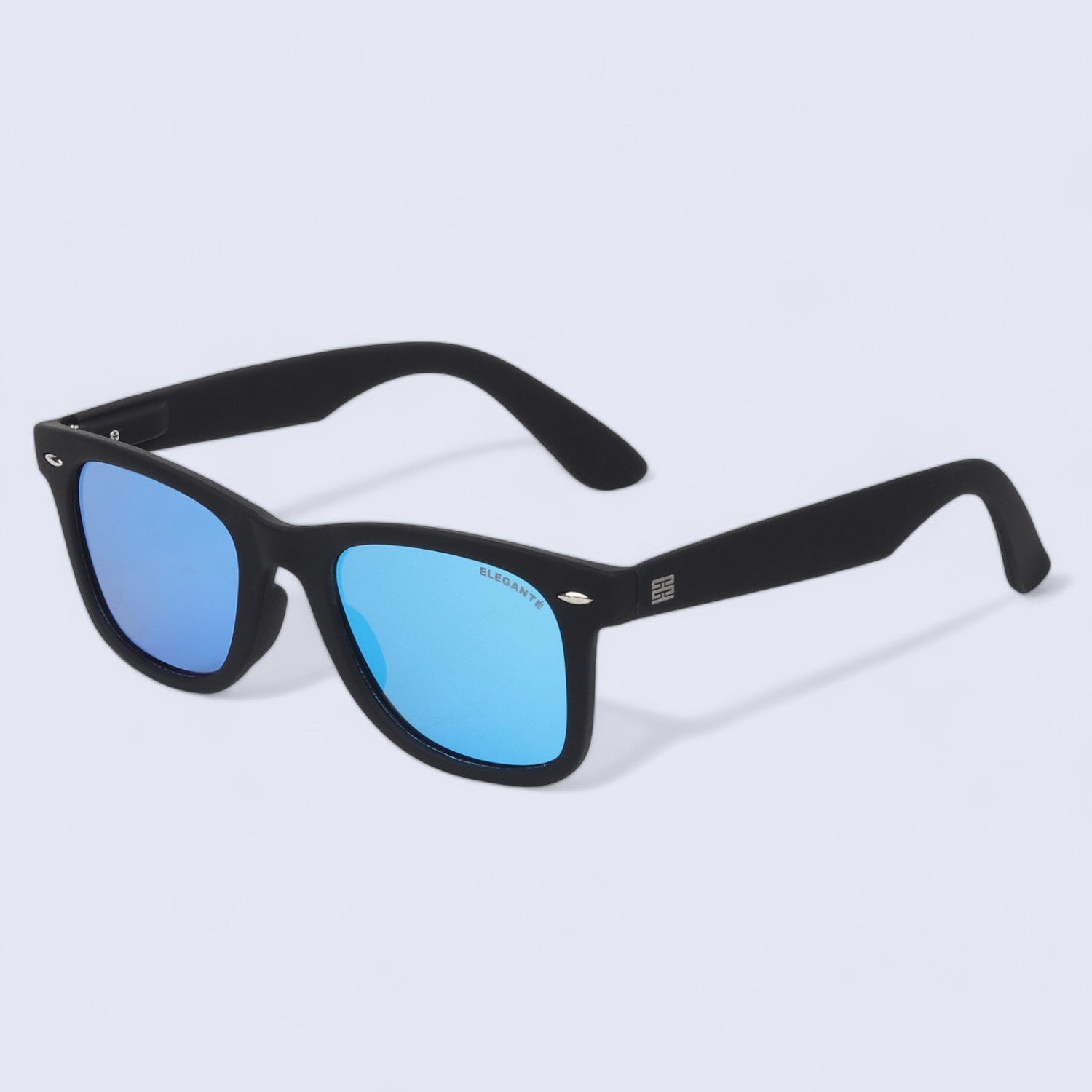 Polarax Spring Blue Mirrored Polarized Wayfarer Sunglasses