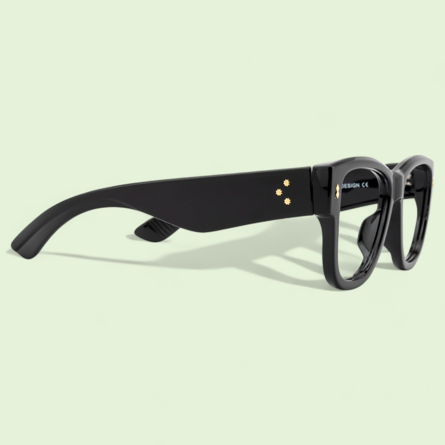 Tuffy Computer Blue Light Blocking Glasses Wayfarer Shine Black