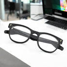 Tuffy Computer Blue Light Filter Glasses Square Shine Black _5
