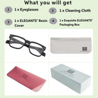 Tuffy Computer Anti Blue Light Glasses Broad Square Shine Black _6