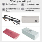 Tuffy Computer Anti Blue Light Glasses Geometric Animal Print _4