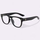 Tuffy Computer Anti Blue Light Glasses Geometric Matte Black _1