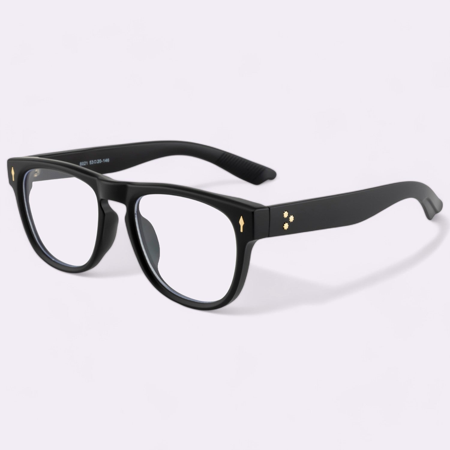 Tuffy Computer Anti Blue Light Glasses Geometric Matte Black _1