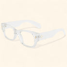 Tuffy Computer Anti Blue Light Glasses Narrow Rectangular Transparent _1