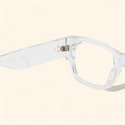 Tuffy Computer Anti Blue Light Glasses Narrow Rectangular Transparent _4