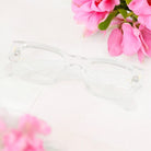 Tuffy Computer Anti Blue Light Glasses Narrow Rectangular Transparent _5