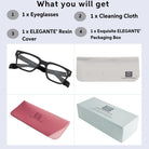Tuffy Computer Blue Light Filter Glasses Rectangle Matte Black _6