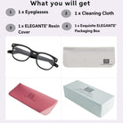 Tuffy Computer Blue Light Filter Glasses Square Matte Black _4