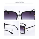 Honey Bee Series Grey Square Sunglasses for Women