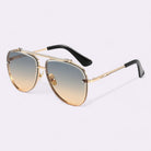 Vintage Pilot Gradient Pink Aviat Sunglasses